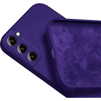 Pouzdro na mobilní telefon Silikonový ochranný kryt pro Samsung Galaxy A54 B2003 fialová