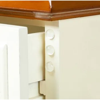 Silikonový doraz samolepicí čirý - 24 ks