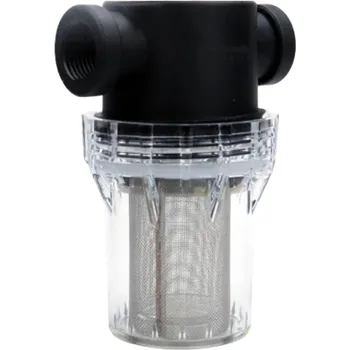 Zavlažovač Filtrace vodního potrubí 3/4" 40 mesh 425 mikronů Zahradní zavlažovací filtr Síto vodního čerpadla Zahradní vodovodní konektor Síťový filtr na nečistoty 5,2 x 12,1 x 9 cm