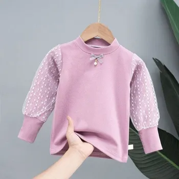 Dívčí tričko s dlouhým rukávem B1648 12-18 měsíců B