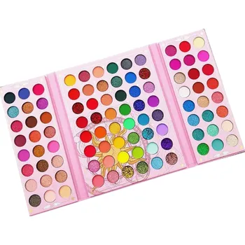 Oční stíny Paletka barevných očních stínů 96 barev Profesionální paletka Třpytivé a matné stíny Vysoká pigmentace