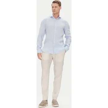 Pánská košile JOOP! Košile 17 JSH-146Pai-W 30046075 Modrá Slim Fit 45