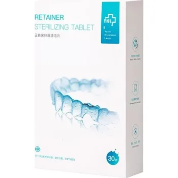 Péče o zubní náhradu Tablety na čištění zubních protéz 30 ks Čistící tablety odstraňují nepříjemný zápach