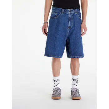 Šortky Carhartt WIP Brandon Short Blue Stone Washed S