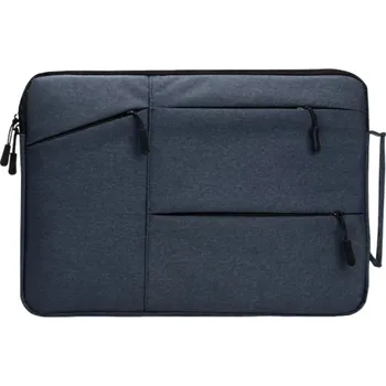 brašna na notebook Brašna na notebook, pro notebook do velikosti 12", s bočními kapsami tmavě modrá