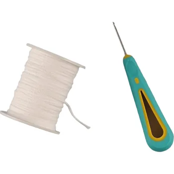 Svíčka Knot s provlékací jehlou na výrobu svíček