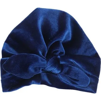 Čepice Dětský čepice s mašlí A1 tmavě modrá