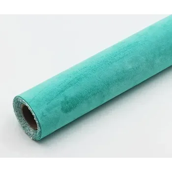 Samolepicí opravná záplata na semiš 50 x 300 cm Oprava semišového čalounění Textilní samolepicí páska Renovace nábytku a obuvi Snadná aplikace tyrkysová