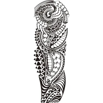 Tetování Dočasné vodotěsné tetování rukáv 48 x 17 cm Moderní drsný styl Realistický motiv Výdrž až 15 dní Snadná aplikace Tetování na tělo