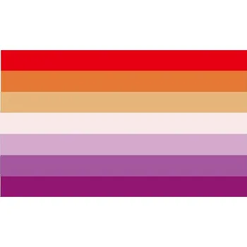 Vlajka Lesbická duhová vlajka 90 x 150 cm