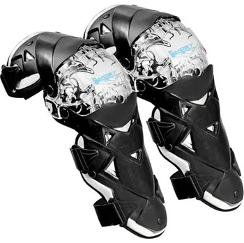 Motocyklový chránič kolene a holeně Chrániče kolen na motocykl 2 ks bílá