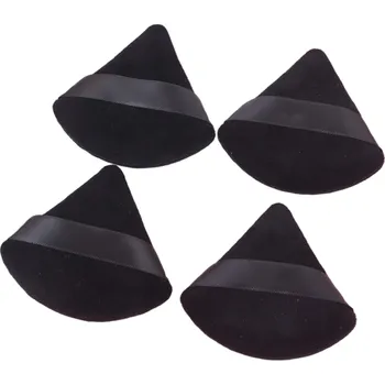 Houbička na make-up Houbička na pudr 4 ks černá