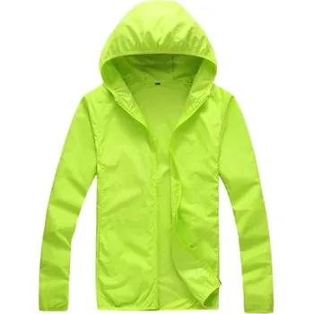 Pánská bunda Pánská nepromokavá bunda F1254 neonová zelená XL