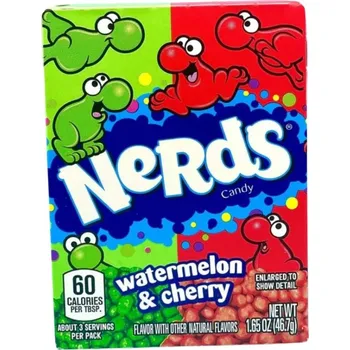 Bonbon Nerds Watermelon & Wild Cherry 46g
