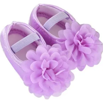 Dívčí baleríny Dívčí baleríny s květem fialová 0-6 měsíců