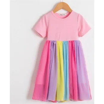 Dívčí šaty Dívčí šaty N264 světle růžová 4