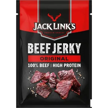 Sušené maso Jack Link‘s Sušené hovězí maso Beef Jerky - Jack Links Příchuť: originál, Balení (g): 12 x 25 g