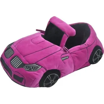 Pánské pantofle Plyšové pantofle ve tvaru auta růžová