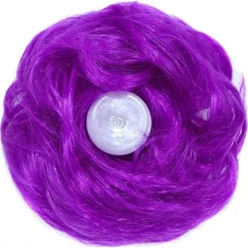 Paruka Příčesek drdol J301 fialová
