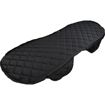 Autopotah Plyšový potah na zadní autosedačku Měkký potah na zadní sedadla v autě Protiskluzový chránič autosedačky 135 cm černá