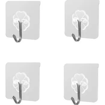 Věšák Samolepící háček 4 ks T803