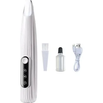 Kosmetika pro psa Elektrický zastřihovač drápků pro psy a kočky Bezpečné a tiché broušení Dobíjecí pilník na tlapky Profesionální úprava domácích mazlíčků bílá