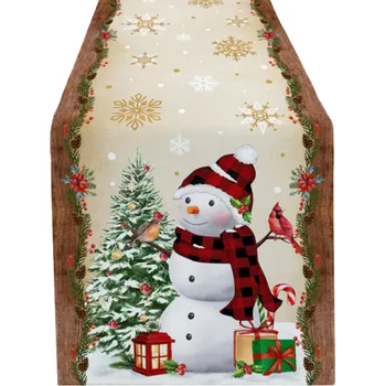 Vánoční dekorace Vánoční ubrus běhoun 200 x 33 cm 1