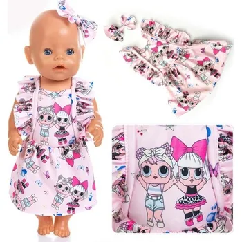 Doplněk pro panenku Obleček pro panenku s mašlí