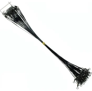 Ocelová lanka 15 cm 20 ks černá