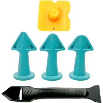 Sada na aplikaci a odstraňování silikonu 5 ks tyrkysová