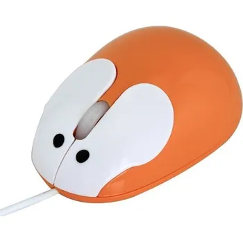 Optická mini myš oranžová