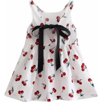 Dívčí šaty Dívčí letní šaty se vzorem - Bílé 2