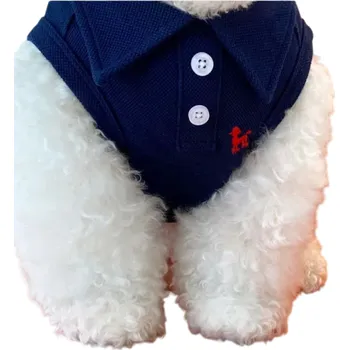 Obleček pro psa Stylová psí košile pro malé a střední psy 4 - 5,5 kg Bavlna Elegantní oblečení pro pejsky Lehká a prodyšná polokošile Pohodlný střih modrá