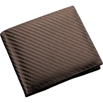 Peněženka Pánská peněženka PU 12 x 10 cm Zapínací kapsička na zip Elegantní peněženka na karty Hotovost a mince Praktický doplněk hnědá