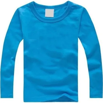 Dívčí tričko Dětské tričko s dlouhým rukávem B1534 modrá 5