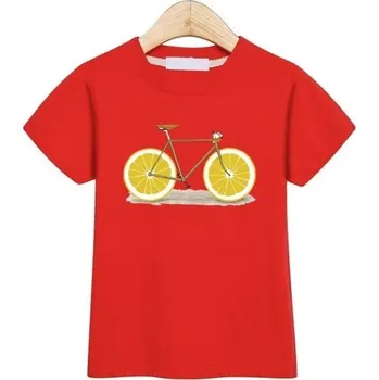 Dívčí tričko Dětské tričko s kolem červená 8