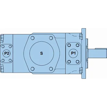 Čerpadlo Lamelové dvojité čerpadlo T7EDS 072 B31 1R** A100 Denison Parker 024-92721-001