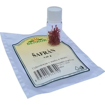 Koření Šafrán 0.25g v lékovce