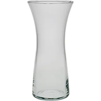 Váza Skleněná váza rozšířená 20 cm (Ručně dělaná skleněná váza)