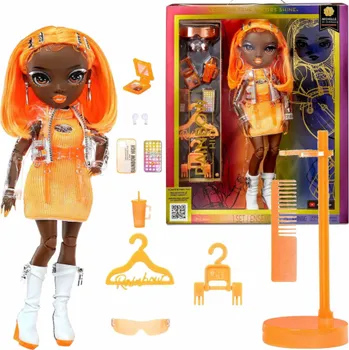 Panenka MGA MGA Rainbow vysoce módní panenka - Michelle St. Charles (oranžový) 583127