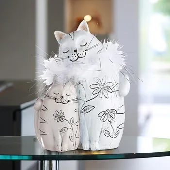 Gilde Dekorační figurka Kočky Cuddles 494343