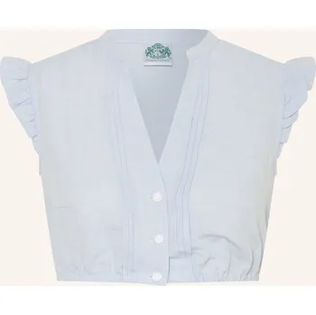 Hammerschmid Dámská Dirndl Halenka Anni S Volánky, tmavě...