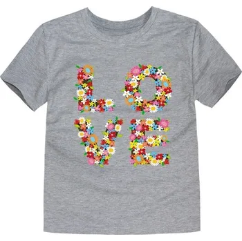 Dívčí tričko Dívčí tričko LOVE J3289 šedá 14