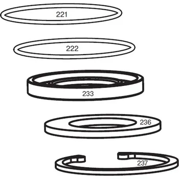 Automobilové těsnění Sada těsnění FPM pro řadu F11-5 Parker 3797118