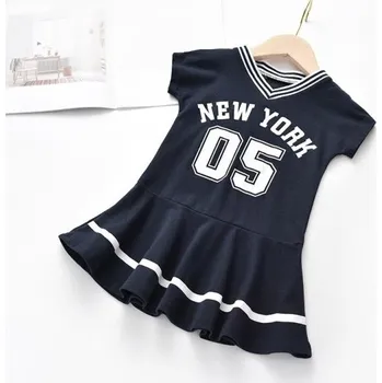 Dívčí šaty Dívčí šaty N432 tmavě modrá 2