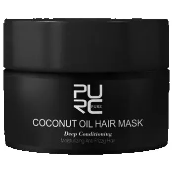 Vlasová regenerace Maska na vlasy s kokosovým olejem Hluboce hydratační vlasová maska s esenciálním olejem Přírodní pleťová maska pro posílení vlasů 50 ml