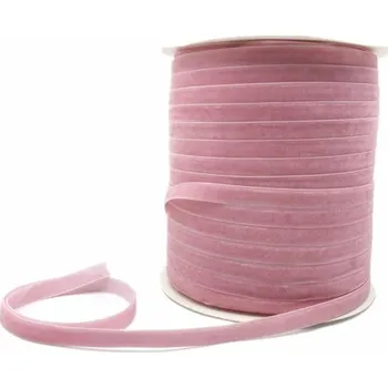 Balící papír Stuha 10 mm 4,6 m sametová Luxusní dekorační stužka Ozdobná stuha na dárky Kreativní tvoření Svatební dekorace Ruční práce Vánoční aranžmá růžová