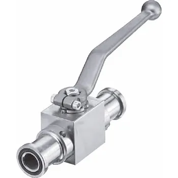 Vodovodní kohout Dvoucestný kulový 2/2 kohout s připojením adaptéru příruby DN 40mm Parker KH40A66CF