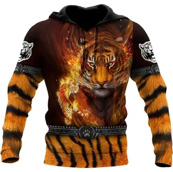 Pánská mikina Pánská mikina tygr F165 XS 1