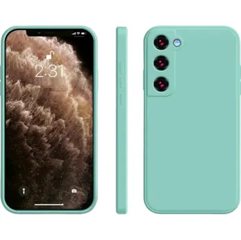 Pouzdro na mobilní telefon Silikonový ochranný kryt na Samsung Galaxy S23 tyrkysová